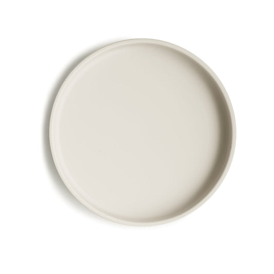 Mushie Silicone Suction Plate | Ivory