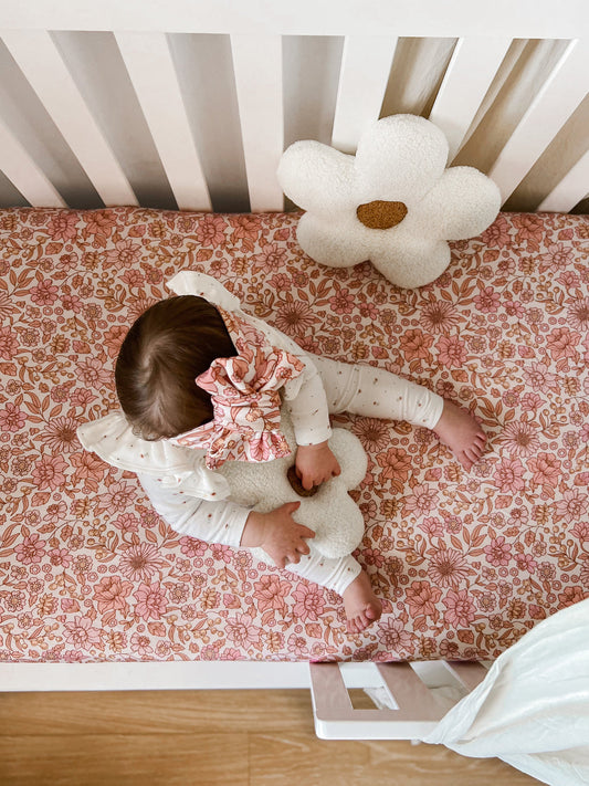 Cot Sheet | Blossom - Little Fawny Co.