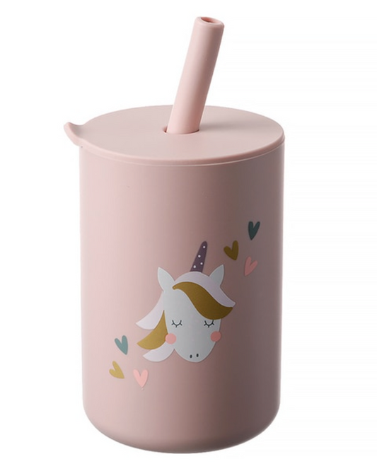 Silicone Straw Sippy Cup | Uma the Unicorn
